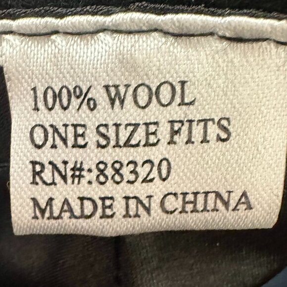 Elegant Wool Felt Cloche Bucket Hat Embellished With Satin Flowers Special Event - Picture 3 of 16